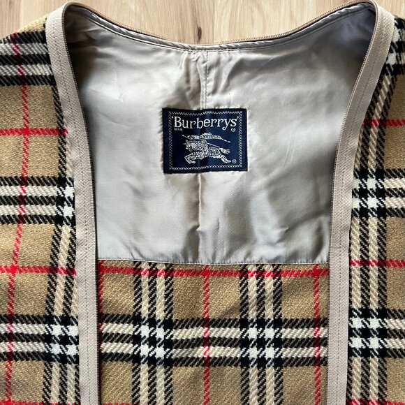 Vintage Burberrys Lining Inner Nova Check - Picture 2 of 4